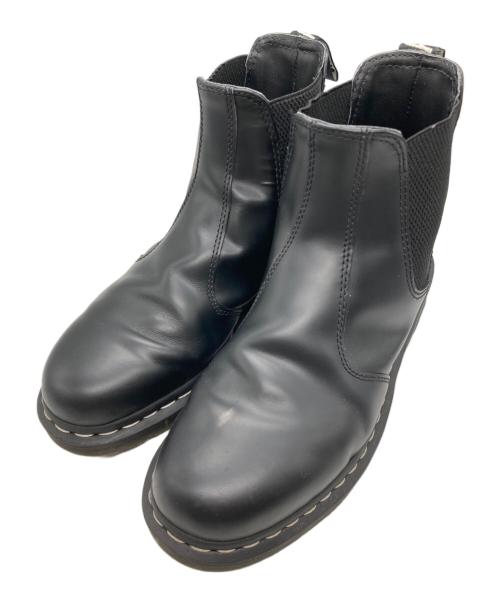 Dr.Martens（ドクターマーチン）Dr.Martens (ドクターマーチン) 2976 ホワイトステッチ チェルシーブーツ ブラック サイズ:UK8の古着・服飾アイテム