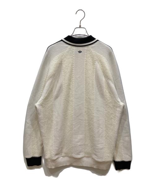 adidas（アディダス）adidas (アディダス) プレミアム ニット ジャージー ホワイト サイズ:SIZE XLの古着・服飾アイテム