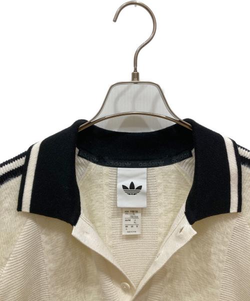 adidas（アディダス）adidas (アディダス) プレミアム ニット ジャージー ホワイト サイズ:SIZE XLの古着・服飾アイテム