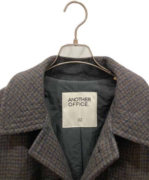 ANOTHER OFFICE（アナザーオフィス）ANOTHER OFFICE (アナザーオフィス) Voyager Balmacaan Coat ブラウン サイズ:SIZE 2の古着・服飾アイテム
