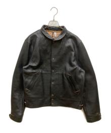 MISTER FREEDOM×SUGAR CANE（ミスターフリーダム×シュガーケーン）の古着「Campus "Stud" Jacket」｜ブラック