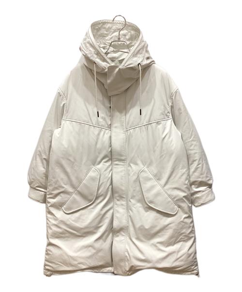 THE RERACS（ザ リラクス）THE RERACS (ザ リラクス) EX. LONG MODS DOWN JACKET ホワイト サイズ:SIZE Freeの古着・服飾アイテム