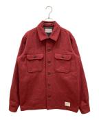 NEIGHBORHOODネイバーフッド）の古着「CPO / WE-SHIRT.LS」｜レッド