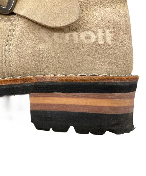 Schott（ショット）Schott (ショット) SUEDE ENGINEER BOOTS ベージュ サイズ:SIZE 27cmの古着・服飾アイテム