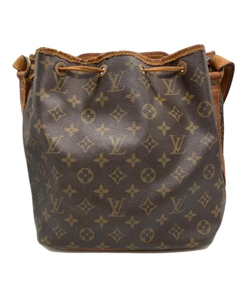 LOUIS VUITTON（ルイ ヴィトン）LOUIS VUITTON (ルイ ヴィトン) ショルダーバッグ　モノグラム　プチノエ　 ブラウンの古着・服飾アイテム
