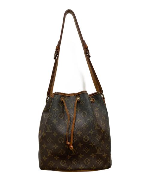 LOUIS VUITTON（ルイ ヴィトン）LOUIS VUITTON (ルイ ヴィトン) ショルダーバッグ　モノグラム　プチノエ　 ブラウンの古着・服飾アイテム