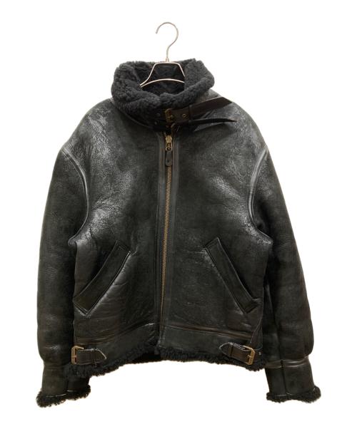 AVIREX（アヴィレックス）AVIREX (アヴィレックス) TYPE B-3 ムートンジャケット ブラック サイズ:SIZE 38の古着・服飾アイテム