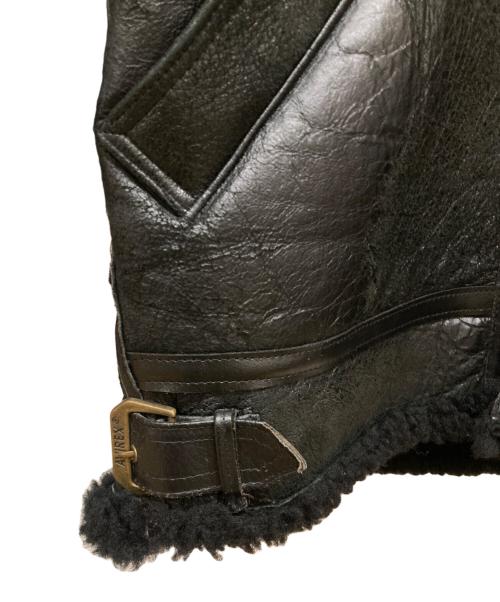 AVIREX（アヴィレックス）AVIREX (アヴィレックス) TYPE B-3 ムートンジャケット ブラック サイズ:SIZE 38の古着・服飾アイテム