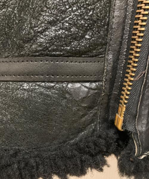 AVIREX（アヴィレックス）AVIREX (アヴィレックス) TYPE B-3 ムートンジャケット ブラック サイズ:SIZE 38の古着・服飾アイテム