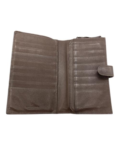 BOTTEGA VENETA（ボッテガベネタ）BOTTEGA VENETA (ボッテガベネタ) 2つ折り財布　イントレチャート ブラウンの古着・服飾アイテム
