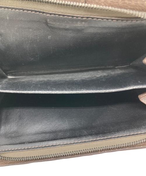 BOTTEGA VENETA（ボッテガベネタ）BOTTEGA VENETA (ボッテガベネタ) 2つ折り財布　イントレチャート ブラウンの古着・服飾アイテム