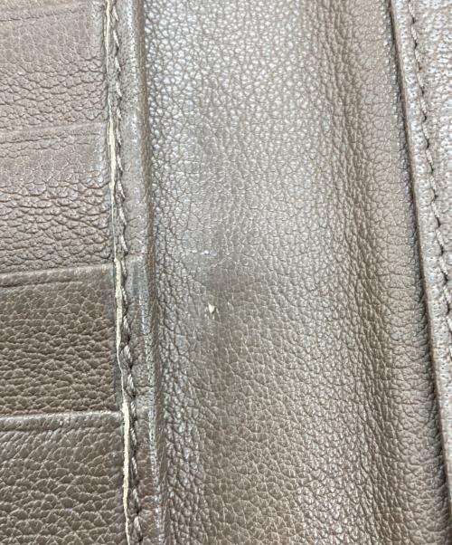 BOTTEGA VENETA（ボッテガベネタ）BOTTEGA VENETA (ボッテガベネタ) 2つ折り財布　イントレチャート ブラウンの古着・服飾アイテム