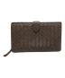 BOTTEGA VENETA（ボッテガベネタ）の古着「2つ折り財布　イントレチャート」｜ブラウン