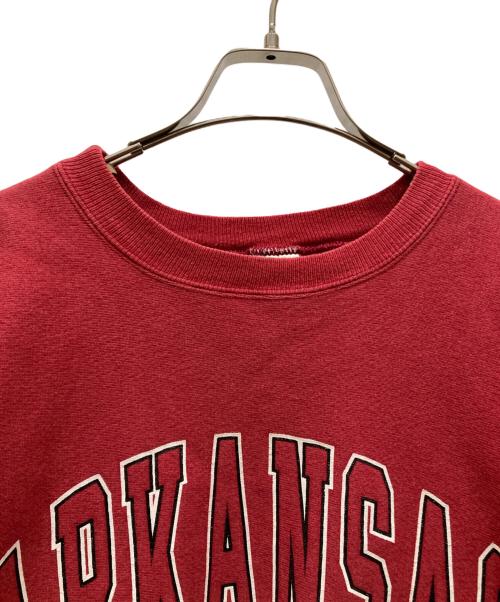 Champion REVERSE WEAVE（チャンピオン リバース ウィーブ）Champion REVERSE WEAVE (チャンピオン リバース ウィーブ) 2段プリントスウェット レッド サイズ:SIZE Mの古着・服飾アイテム