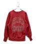 Champion REVERSE WEAVE（チャンピオン リバース ウィーブ）の古着「2段プリントスウェット」｜レッド