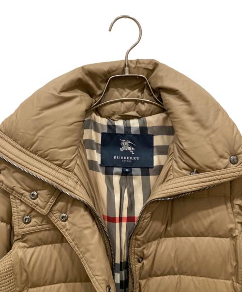 BURBERRY LONDON（バーバリーロンドン）BURBERRY LONDON (バーバリーロンドン) ダウンロングコート ベージュ サイズ:SIZE 38の古着・服飾アイテム
