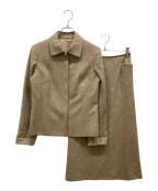 BURBERRY LONDONバーバリーロンドン）の古着「カシミヤ混セットアップ」｜ベージュ