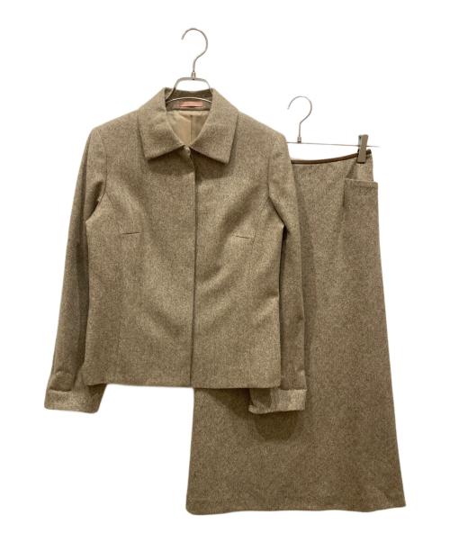 BURBERRY LONDON（バーバリーロンドン）BURBERRY LONDON (バーバリーロンドン) カシミヤ混セットアップ ベージュ サイズ:SIZE 40の古着・服飾アイテム