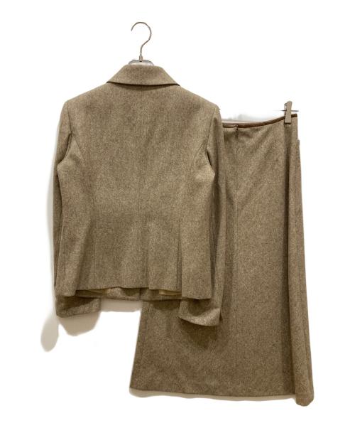 BURBERRY LONDON（バーバリーロンドン）BURBERRY LONDON (バーバリーロンドン) カシミヤ混セットアップ ベージュ サイズ:SIZE 40の古着・服飾アイテム