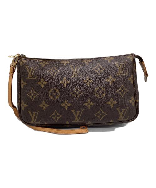 LOUIS VUITTON（ルイ ヴィトン）LOUIS VUITTON (ルイ ヴィトン) ポーチ ブラウンの古着・服飾アイテム