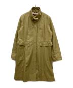 BALMAINバルマン）の古着「レザーコート」｜ベージュ