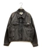Calvin Klein Jeansカルバンクラインジーンズ）の古着「90s Denim Trucker Jacket」｜グレー