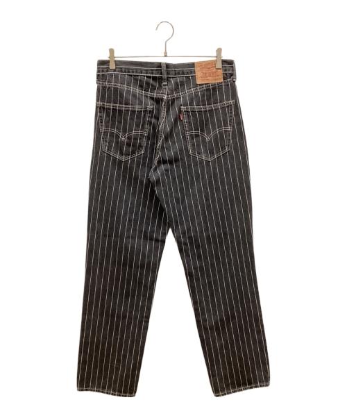 LEVI'S（リーバイス）LEVI'S (リーバイス) Supreme (シュプリーム) Pinstripe 550 Jeans ブラック サイズ:SIZE W32×L32の古着・服飾アイテム