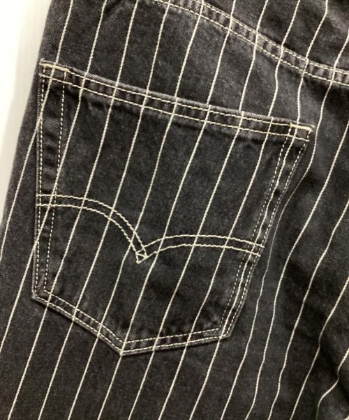 LEVI'S（リーバイス）LEVI'S (リーバイス) Supreme (シュプリーム) Pinstripe 550 Jeans ブラック サイズ:SIZE W32×L32の古着・服飾アイテム