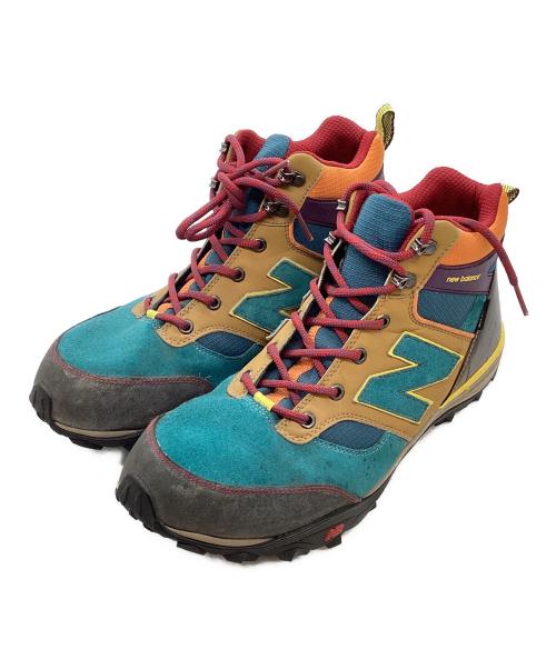 NEW BALANCE（ニューバランス）NEW BALANCE (ニューバランス) トレッキングシューズ ブラウン×ブルー サイズ:29の古着・服飾アイテム