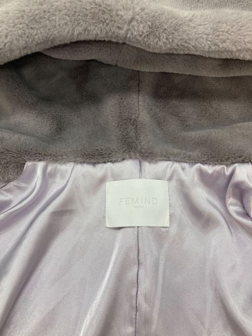 FEMIND TOKYO（フェマイントウキョウ）FEMIND TOKYO (フェマイントウキョウ) コート パープル サイズ:SIZE FREEの古着・服飾アイテム