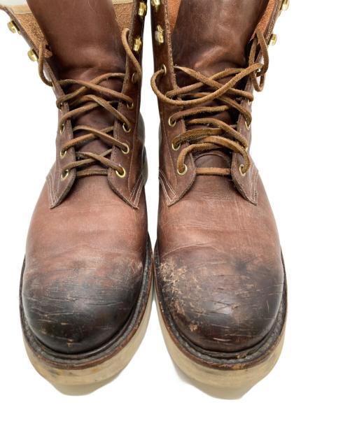 Hollywood shoes makers（ハリウッドシューズマーケット）Hollywood shoes makers (ハリウッドシューズマーケット) ワークブーツ ブラウン サイズ:サイズ記載なし不明の古着・服飾アイテム