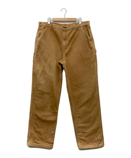 CarHartt（カーハート）CarHartt (カーハート) 裏地ブランケットダックパンツ/ペインターダックパンツ/B111 BRN ブラウン サイズ:40×34の古着・服飾アイテム