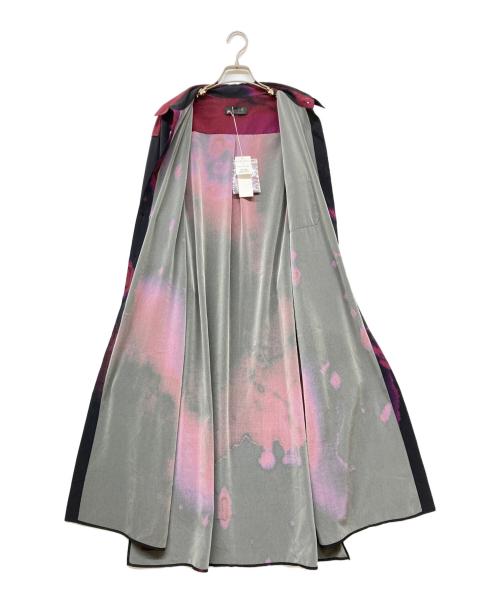 s'yte（サイト）s'yte (サイト) ロングシャツ ブラック×パープル サイズ:3の古着・服飾アイテム