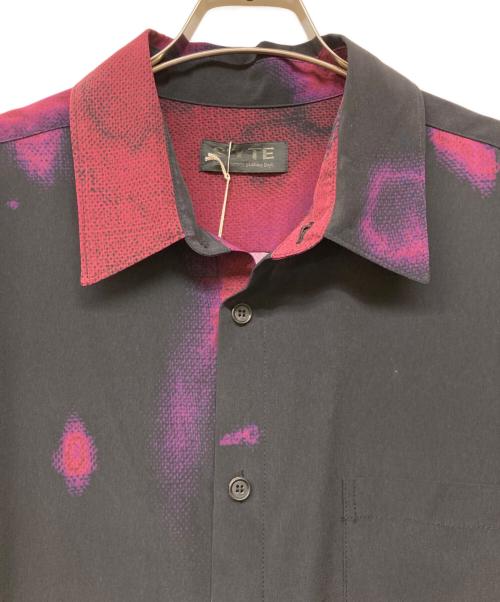 s'yte（サイト）s'yte (サイト) ロングシャツ ブラック×パープル サイズ:3の古着・服飾アイテム