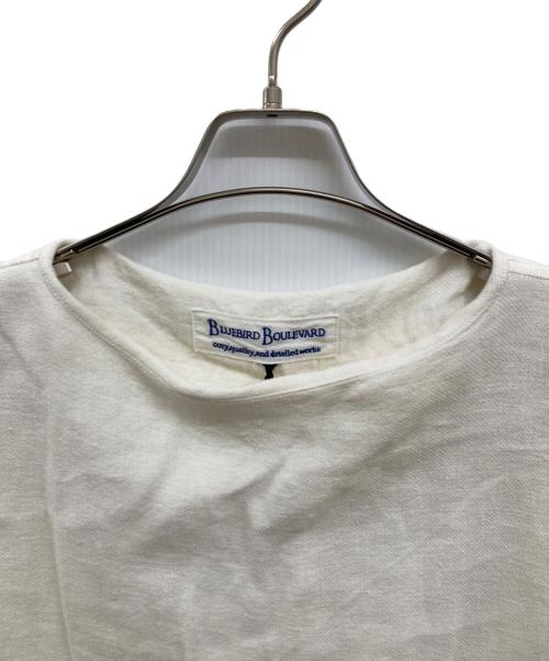 BLUEBIRD BOULEVARD（ブルーバードブルバード）BLUEBIRD BOULEVARD (ブルーバードブルバード) リネンノースリーブワンピース/ノースリーブワンピース/ワンピース ホワイト サイズ:Sの古着・服飾アイテム