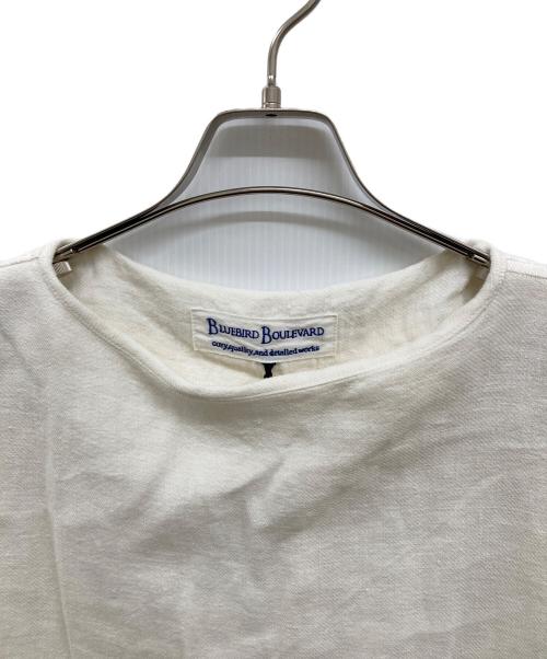 BLUEBIRD BOULEVARD（ブルーバードブルバード）BLUEBIRD BOULEVARD (ブルーバードブルバード) リネンノースリーブワンピース ホワイト サイズ:Sの古着・服飾アイテム