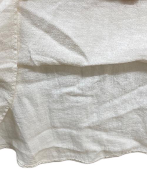 BLUEBIRD BOULEVARD（ブルーバードブルバード）BLUEBIRD BOULEVARD (ブルーバードブルバード) リネンノースリーブワンピース ホワイト サイズ:Sの古着・服飾アイテム