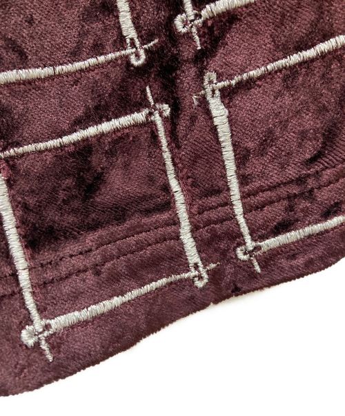 Needles（ニードルズ）Needles (ニードルズ) Warm-up-Boot cut エンジ サイズ:Mの古着・服飾アイテム