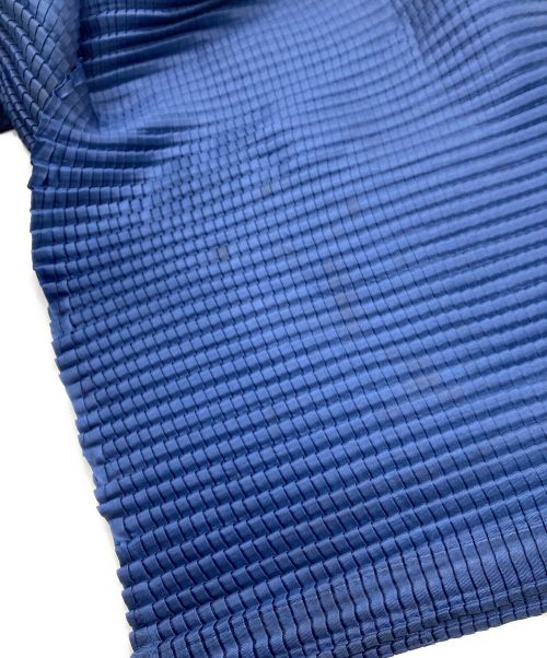 me ISSEY MIYAKE（ミーイッセイ ミヤケ）me ISSEY MIYAKE (ミーイッセイ ミヤケ) プリーツワイドパンツ ブルー サイズ:-の古着・服飾アイテム