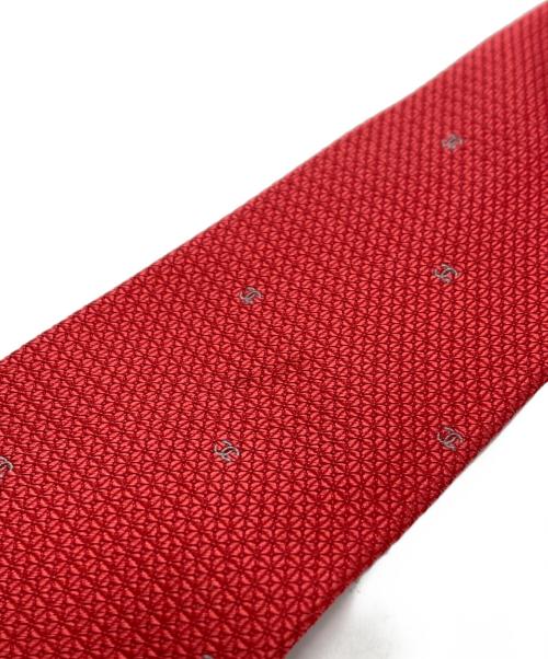 CHANEL（シャネル）CHANEL (シャネル) シルクネクタイ レッド サイズ:-の古着・服飾アイテム