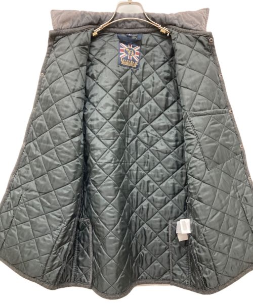 LAVENHAM（ラベンハム）LAVENHAM (ラベンハム) キルティングジャケット グレー サイズ:Sの古着・服飾アイテム