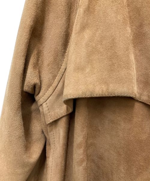 Cinquanta（チンクワンタ）Cinquanta (チンクアンタ) スエードトレンチコート ブラウン サイズ:44の古着・服飾アイテム