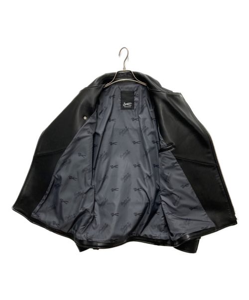 Denham（デンハム）Denham (デンハム) レザーライダースジャケット ブラック サイズ:mediumの古着・服飾アイテム