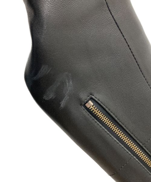 Denham（デンハム）Denham (デンハム) レザーライダースジャケット ブラック サイズ:mediumの古着・服飾アイテム