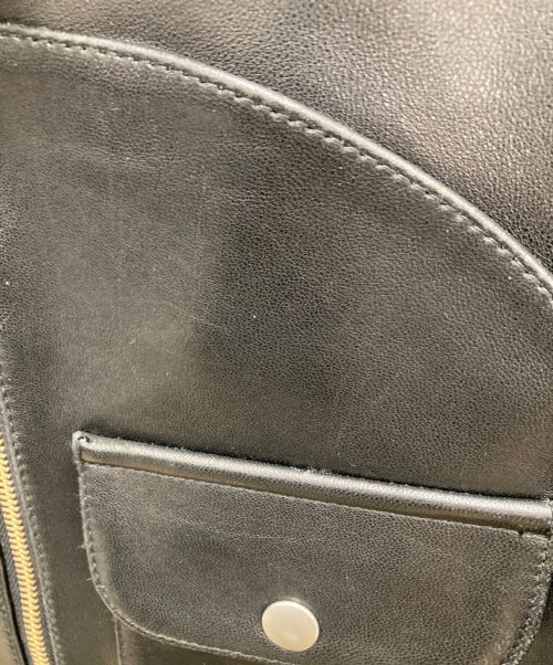 Denham（デンハム）Denham (デンハム) レザーライダースジャケット ブラック サイズ:mediumの古着・服飾アイテム