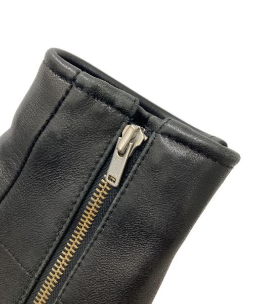 Denham（デンハム）Denham (デンハム) レザーライダースジャケット ブラック サイズ:mediumの古着・服飾アイテム