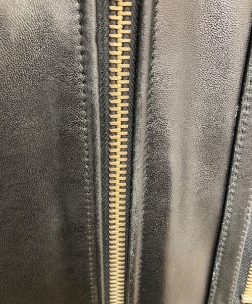 Denham（デンハム）Denham (デンハム) レザーライダースジャケット ブラック サイズ:mediumの古着・服飾アイテム