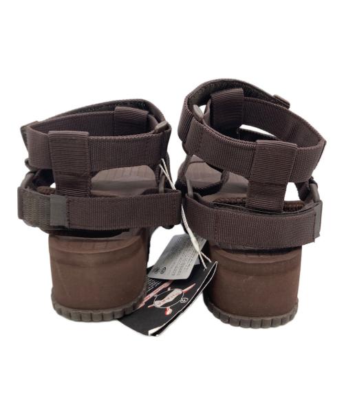 shaka（シャカ）SHAKA (シャカ) SHERPA PLATFORM/ストラップサンダル ブラウン サイズ:24の古着・服飾アイテム