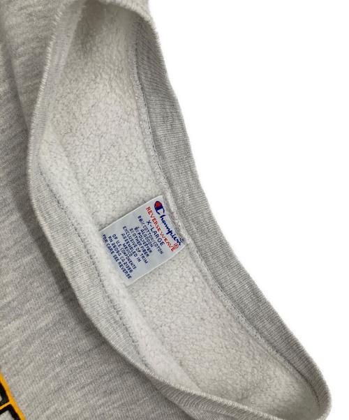 Champion REVERSE WEAVE（チャンピオン リバース ウィーブ）Champion REVERSE WEAVE (チャンピオン リバース ウィーブ) 90s NFLプリント リバースウィーブスウェット/3段ラバープリント  グレー サイズ:XLの古着・服飾アイテム