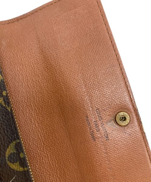 LOUIS VUITTON（ルイ ヴィトン）LOUIS VUITTON (ルイ ヴィトン) ポシェット・ポルトモネ クレディ ブラウンの古着・服飾アイテム